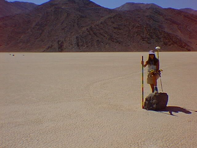 Floating stones in the Valley of Death