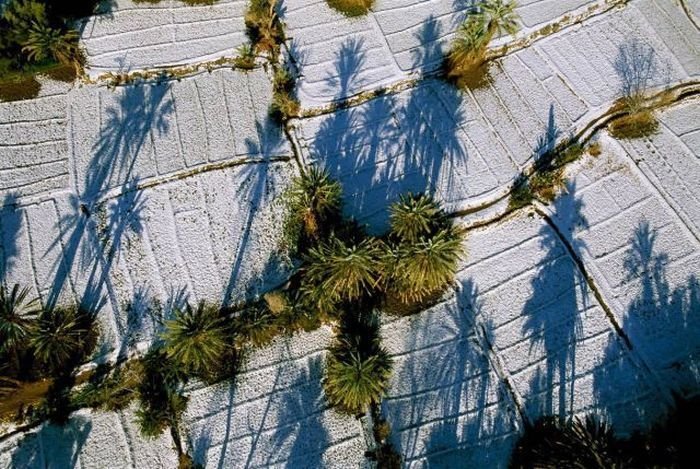 bird's-eye view aerial landscape photography