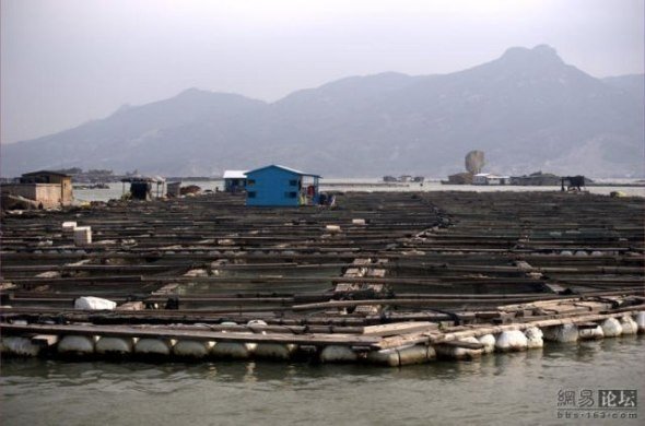 Floating village, China