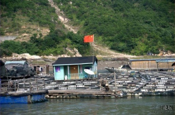 Floating village, China
