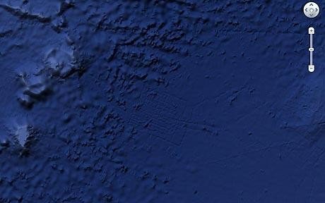 Atlantis was found near the north-east African coast, with Google Ocean