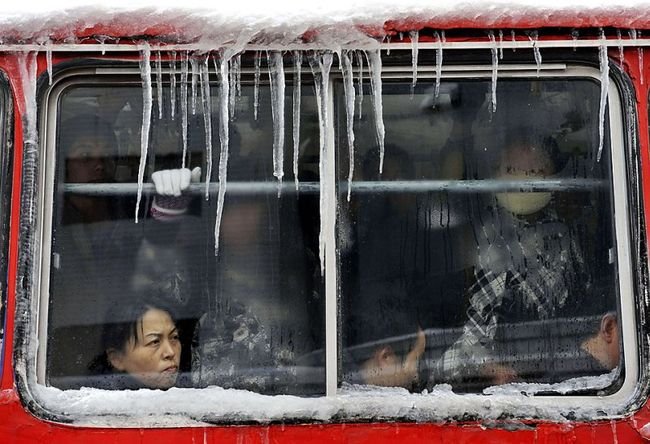 Snow storm in China