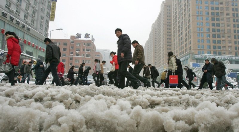 Snow storm in China