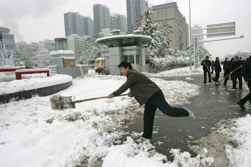 Snow storm in China