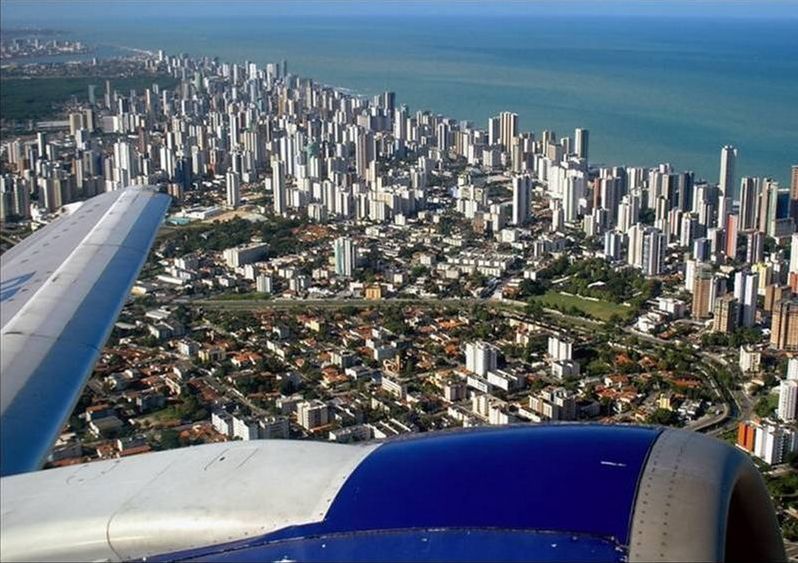 bird's-eye view aerial city landscape photography