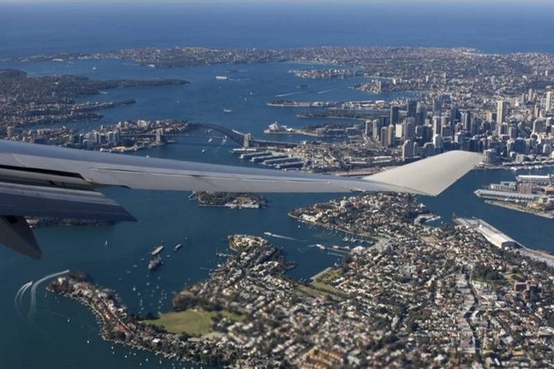 bird's-eye view aerial city landscape photography