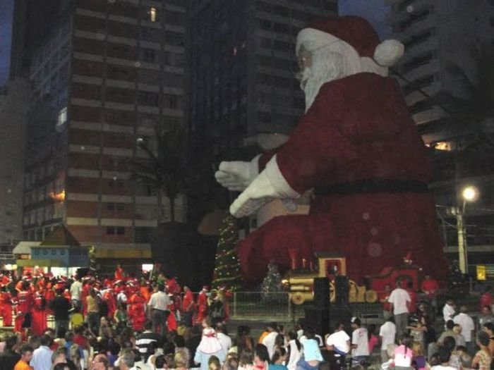 Santa on fire, Santa-Katarina, Southern Brazil
