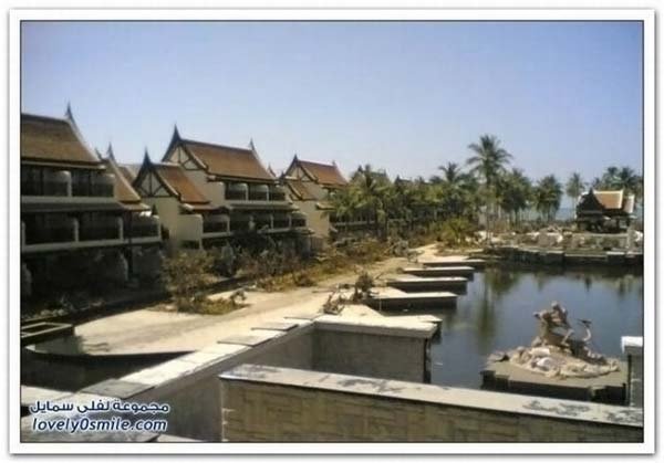 Hotels before and after Tsunami