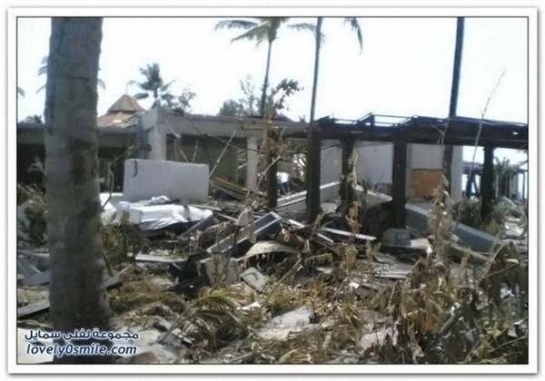 Hotels before and after Tsunami