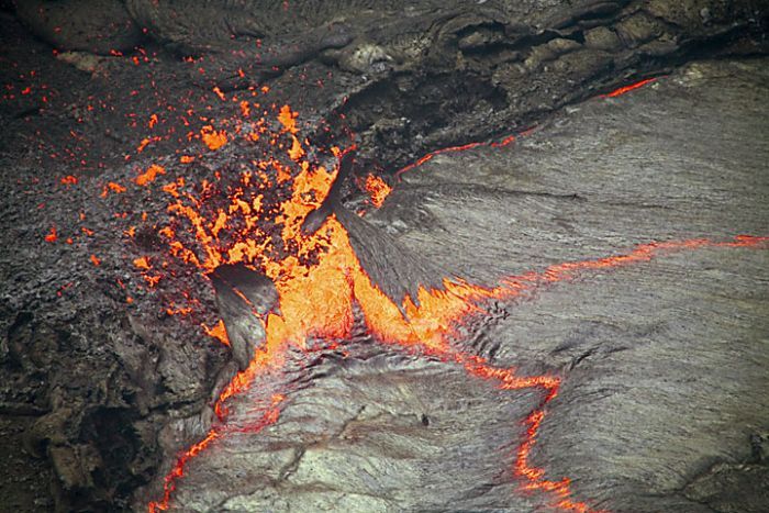 Lava lake in Ethiopia