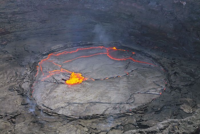 Lava lake in Ethiopia