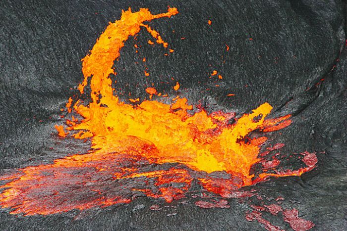 Lava lake in Ethiopia