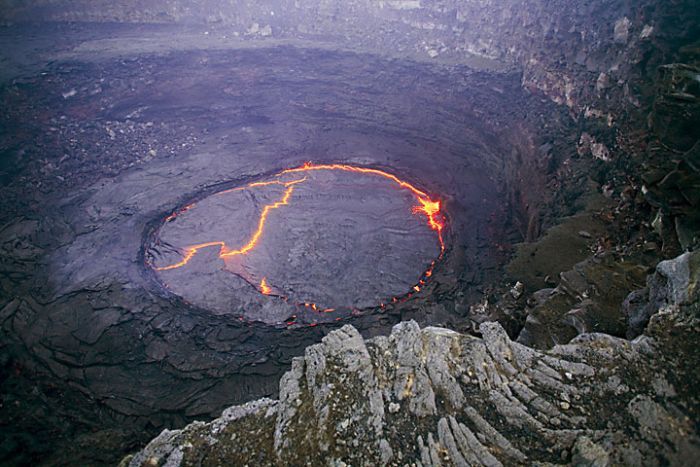 Lava lake in Ethiopia
