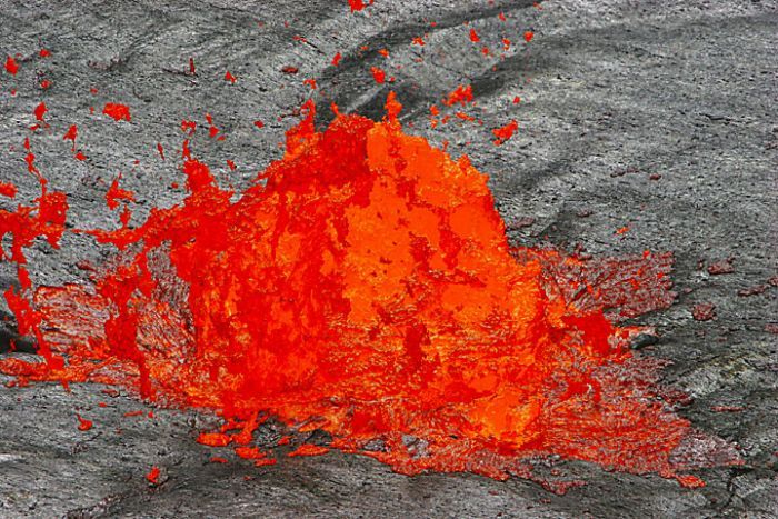 Lava lake in Ethiopia