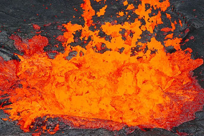 Lava lake in Ethiopia