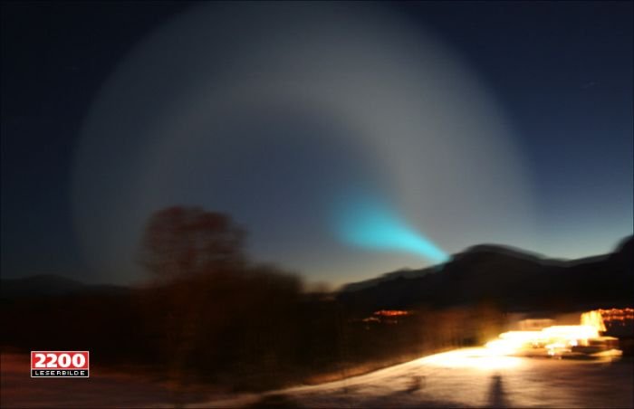 The mysterious spiral in the sky, Norway