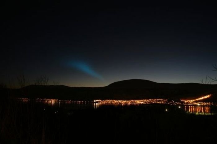 The mysterious spiral in the sky, Norway