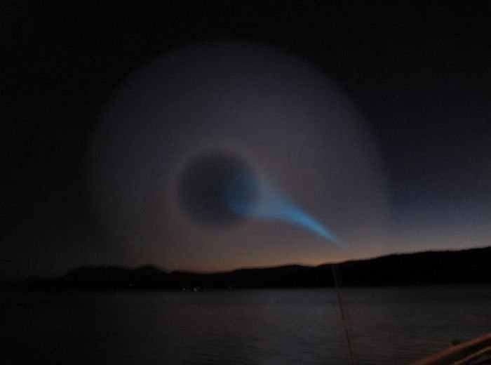 The mysterious spiral in the sky, Norway