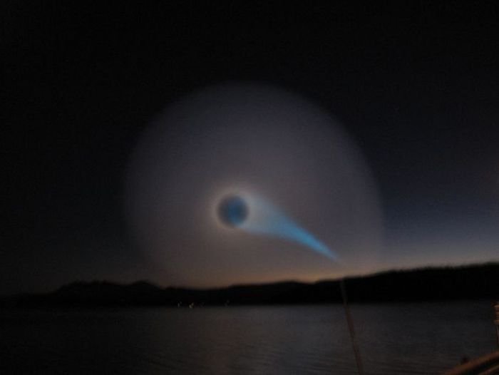 The mysterious spiral in the sky, Norway