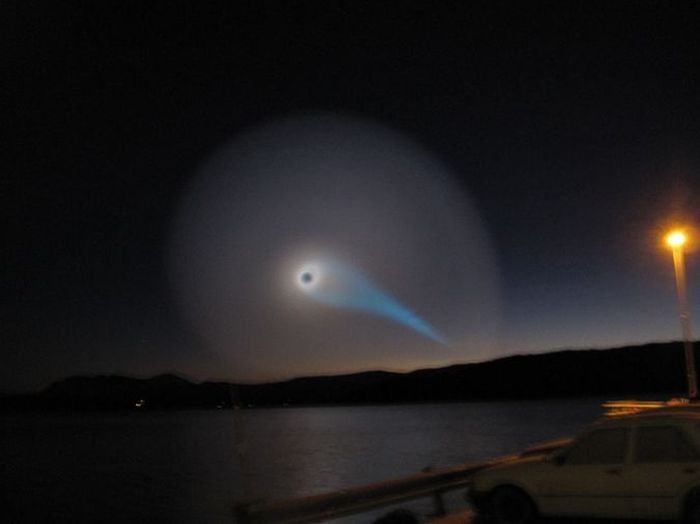 The mysterious spiral in the sky, Norway