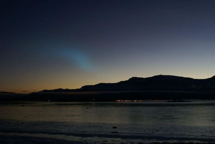 The mysterious spiral in the sky, Norway