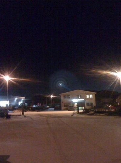 The mysterious spiral in the sky, Norway