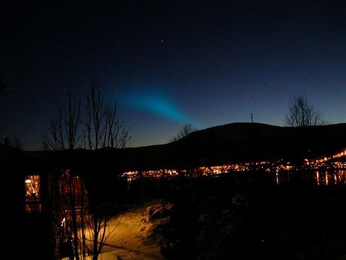 The mysterious spiral in the sky, Norway