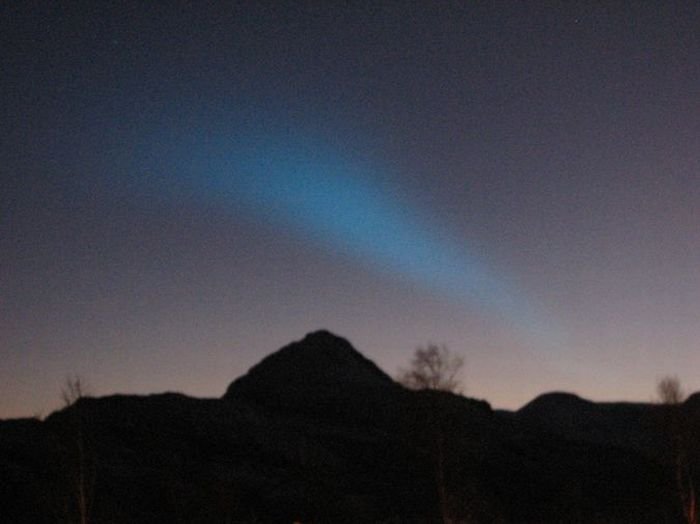 The mysterious spiral in the sky, Norway