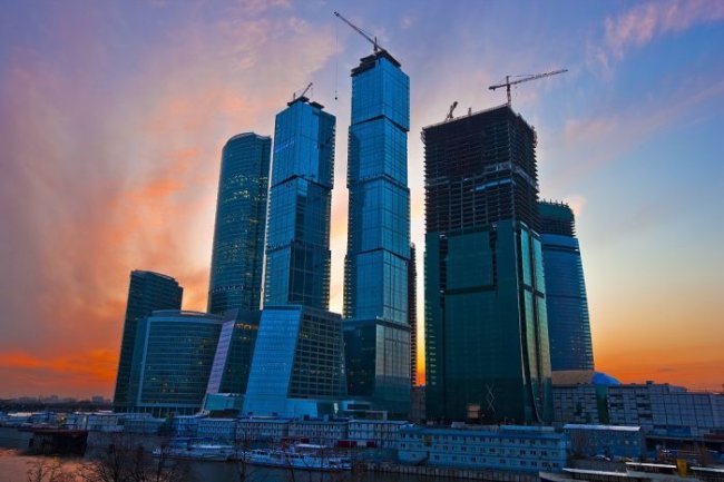 Moscow at night, Russia