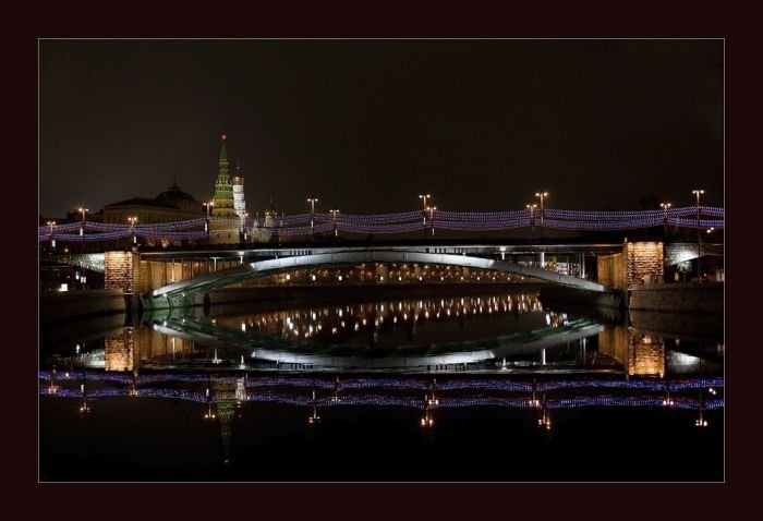 Moscow at night, Russia