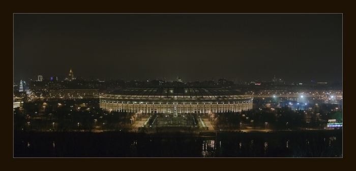 Moscow at night, Russia