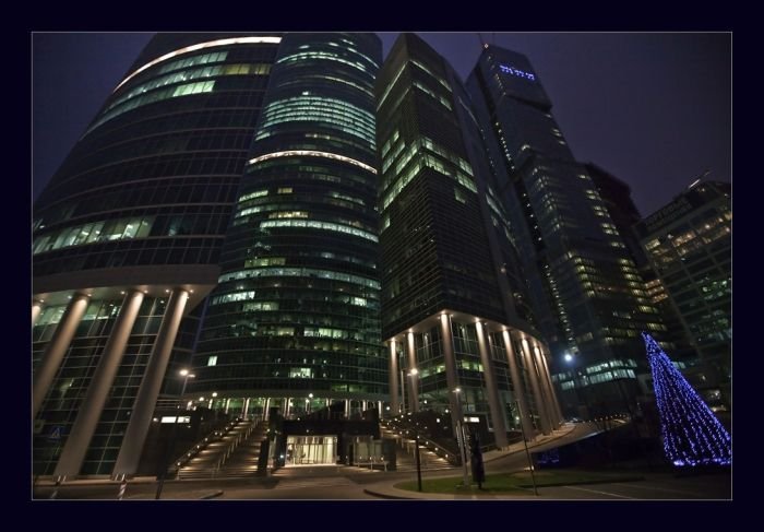 Moscow at night, Russia