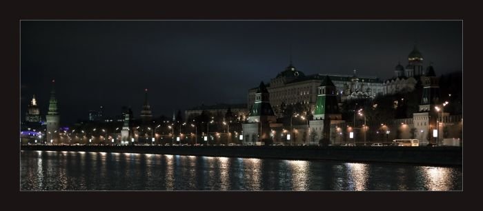 Moscow at night, Russia