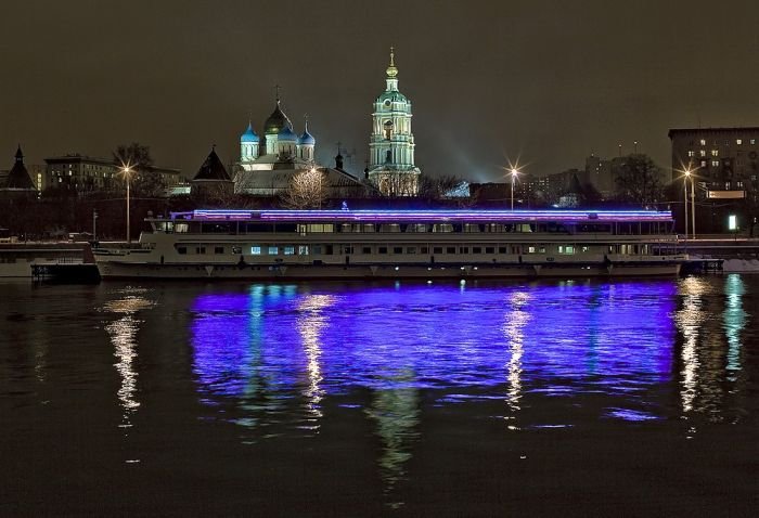 Moscow at night, Russia