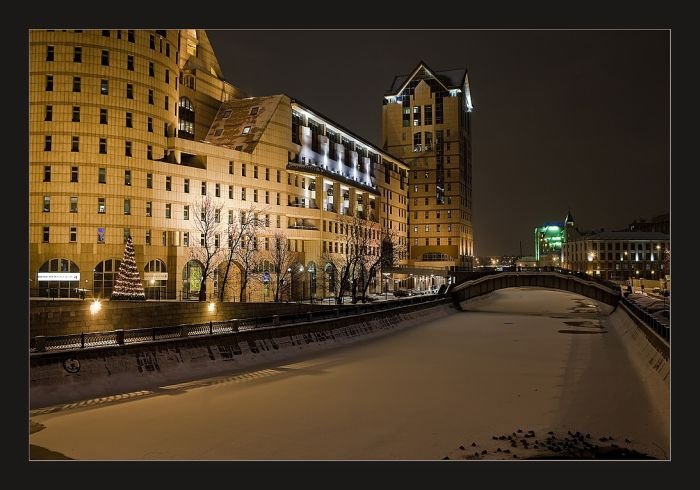 Moscow at night, Russia