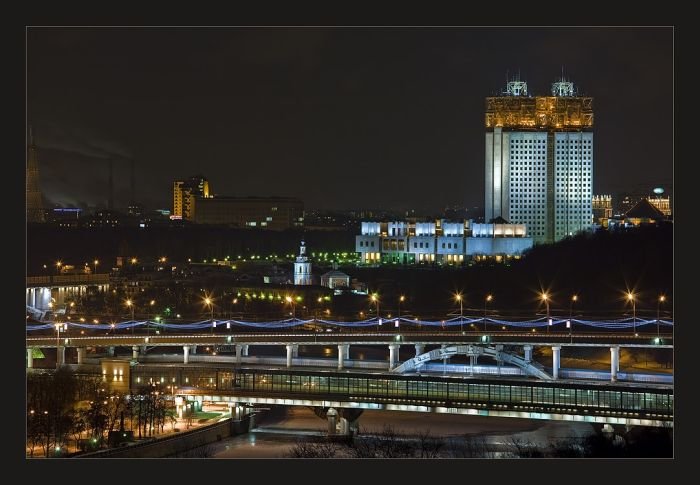 Moscow at night, Russia