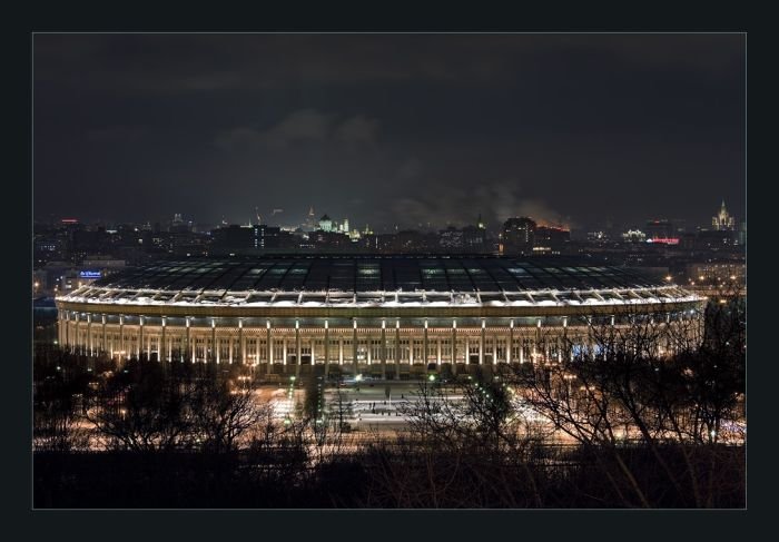 Moscow at night, Russia