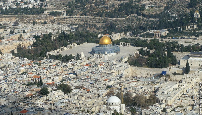 Bird's-eye view of Jerusalem, Israel