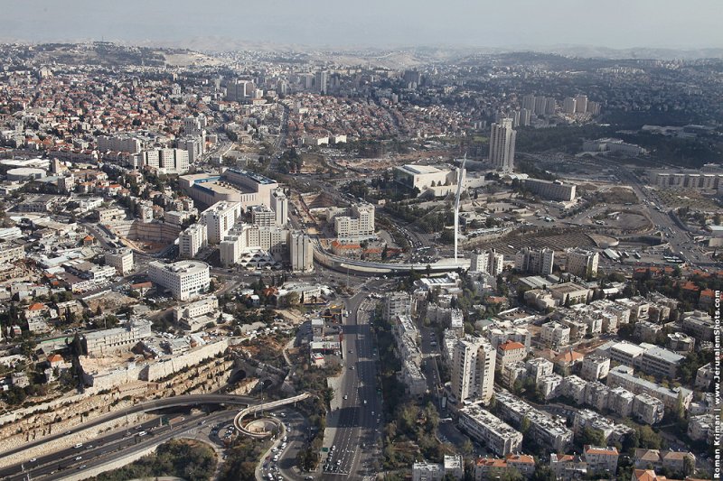 Bird's-eye view of Jerusalem, Israel