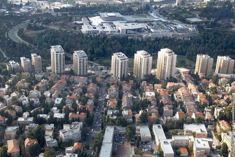 Bird's-eye view of Jerusalem, Israel