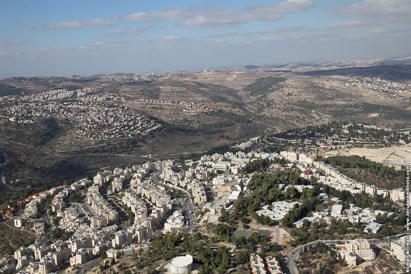 Bird's-eye view of Jerusalem, Israel