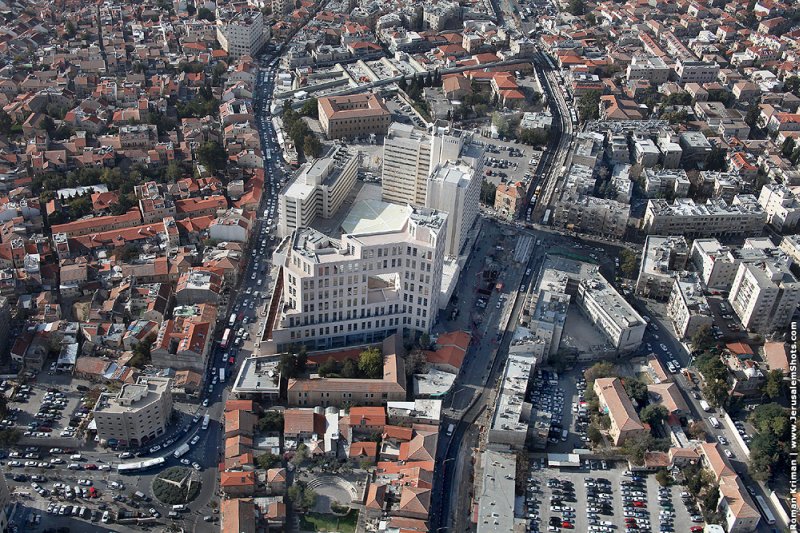 Bird's-eye view of Jerusalem, Israel