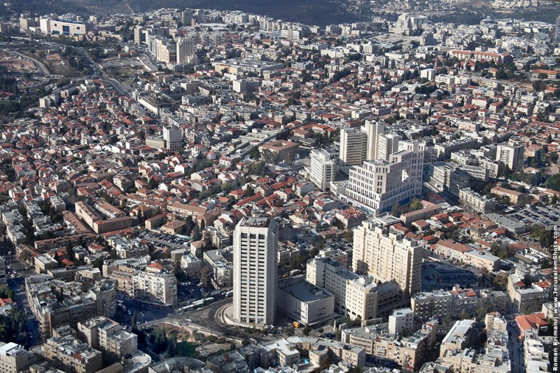 Bird's-eye view of Jerusalem, Israel