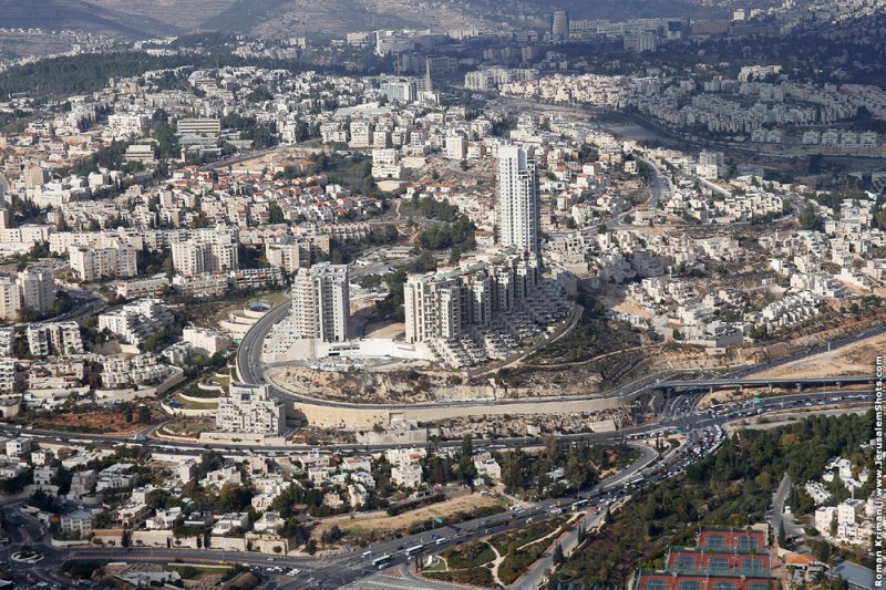 Bird's-eye view of Jerusalem, Israel
