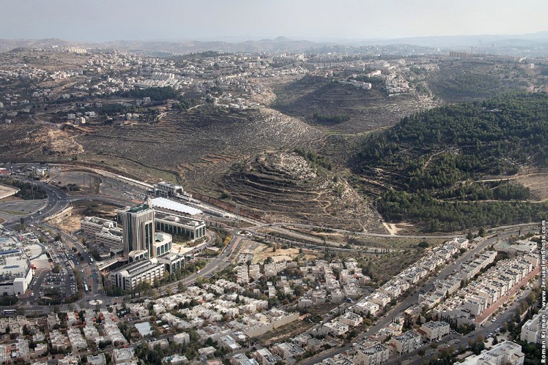 Bird's-eye view of Jerusalem, Israel