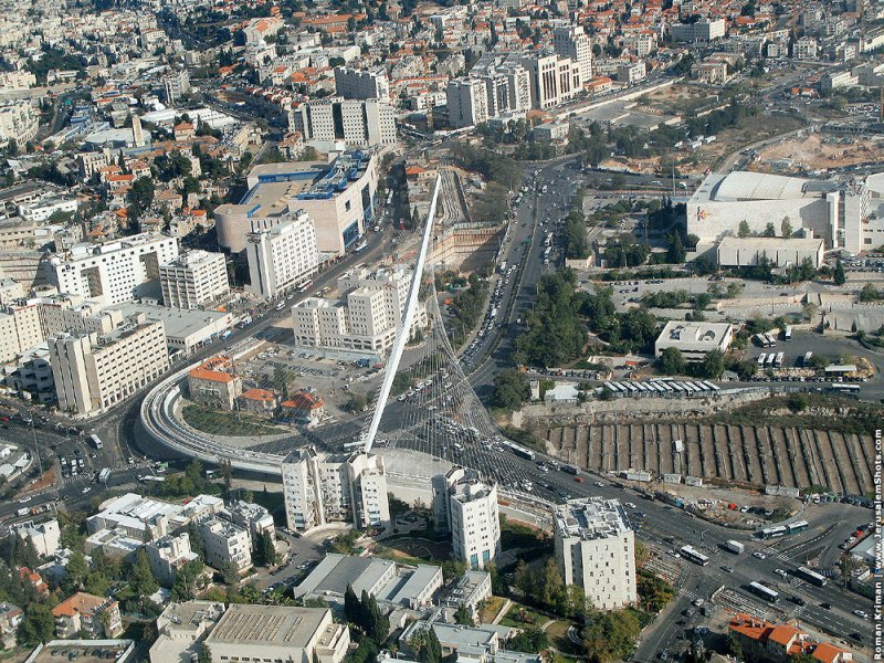 Bird's-eye view of Jerusalem, Israel