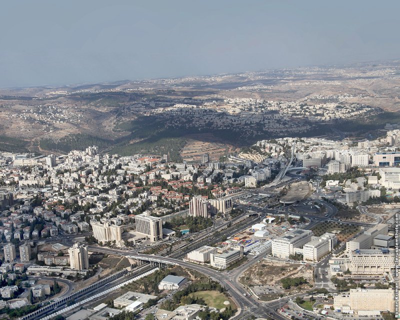 Bird's-eye view of Jerusalem, Israel