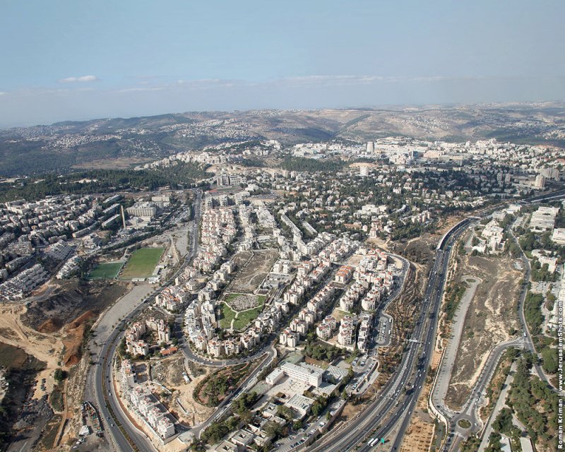 Bird's-eye view of Jerusalem, Israel