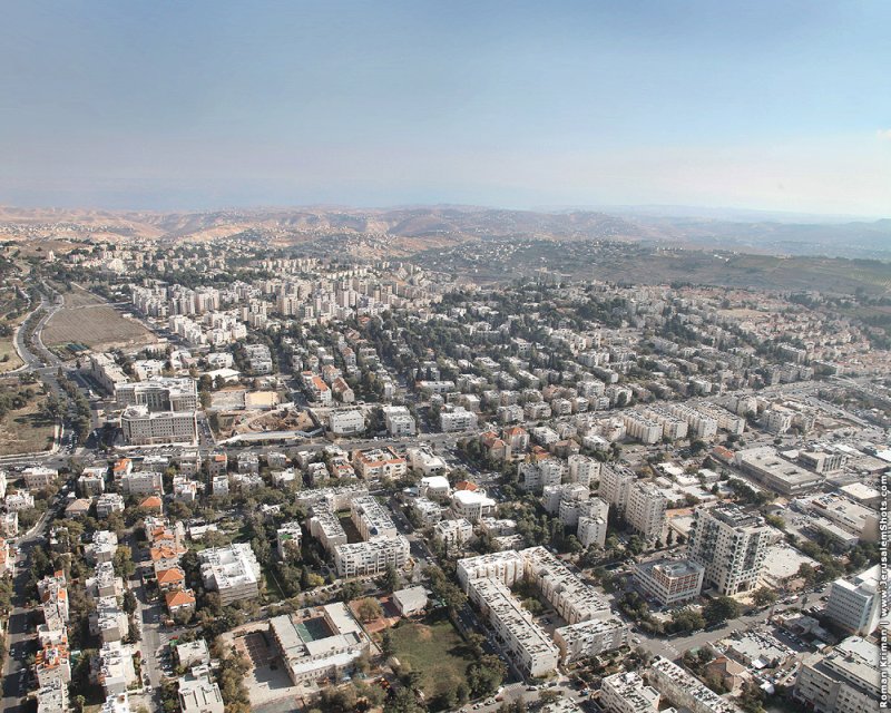 Bird's-eye view of Jerusalem, Israel