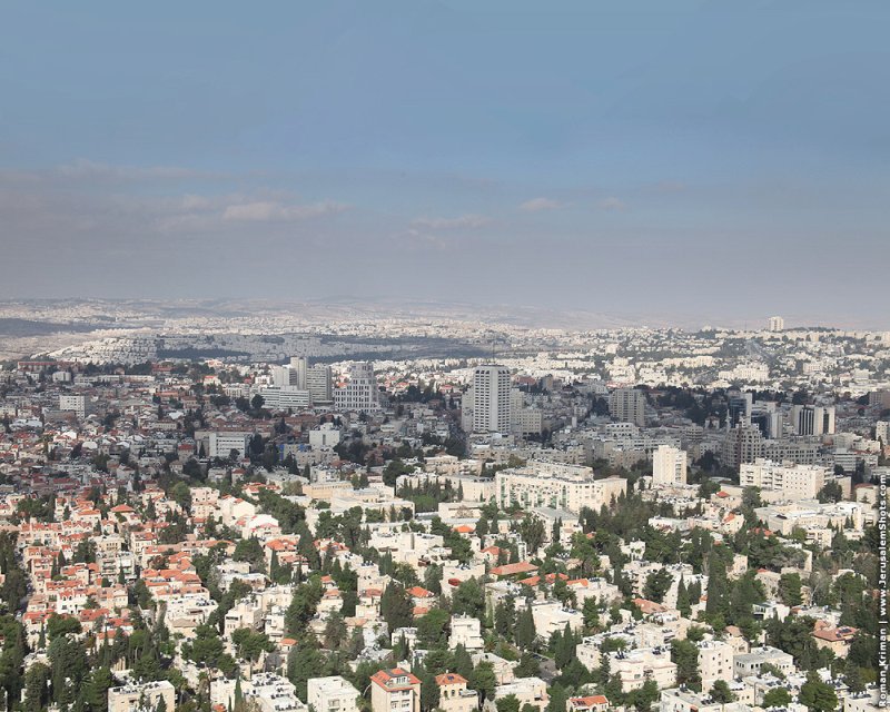 Bird's-eye view of Jerusalem, Israel